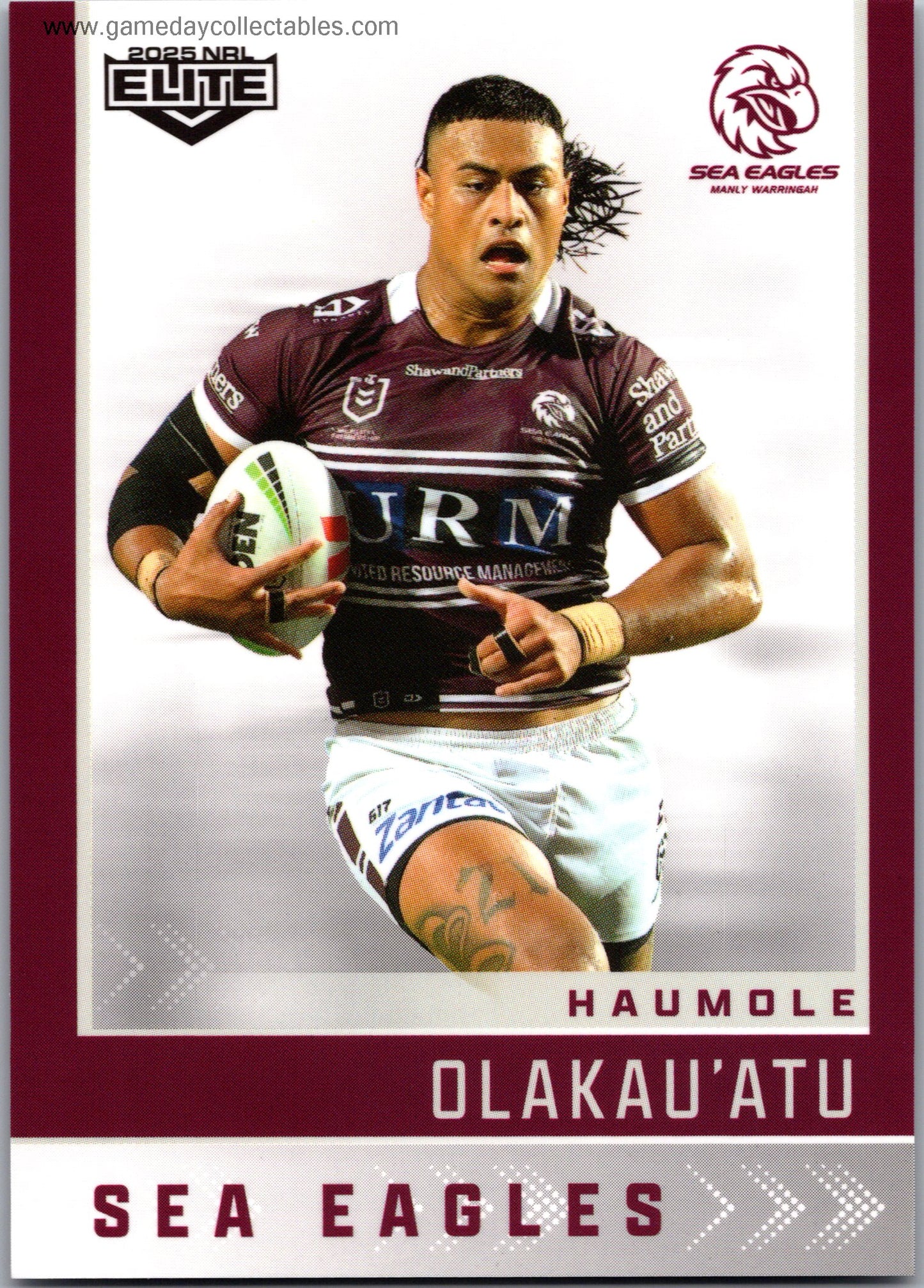 2025 NRL Elite Common - 060 Haumole Olakau'atu - Manly Warringah Sea Eagles