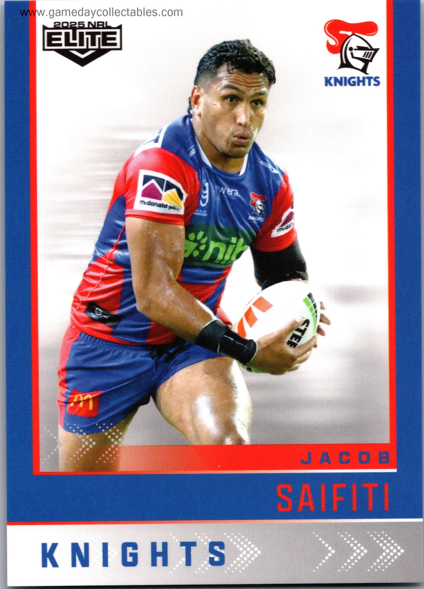 2025 NRL Elite Common - 078 Daniel Saifiti - Newcastle Knights