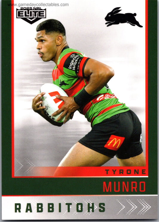 2025 NRL Elite Common - 115 Tyrone Munro - South Sydney Rabbitohs