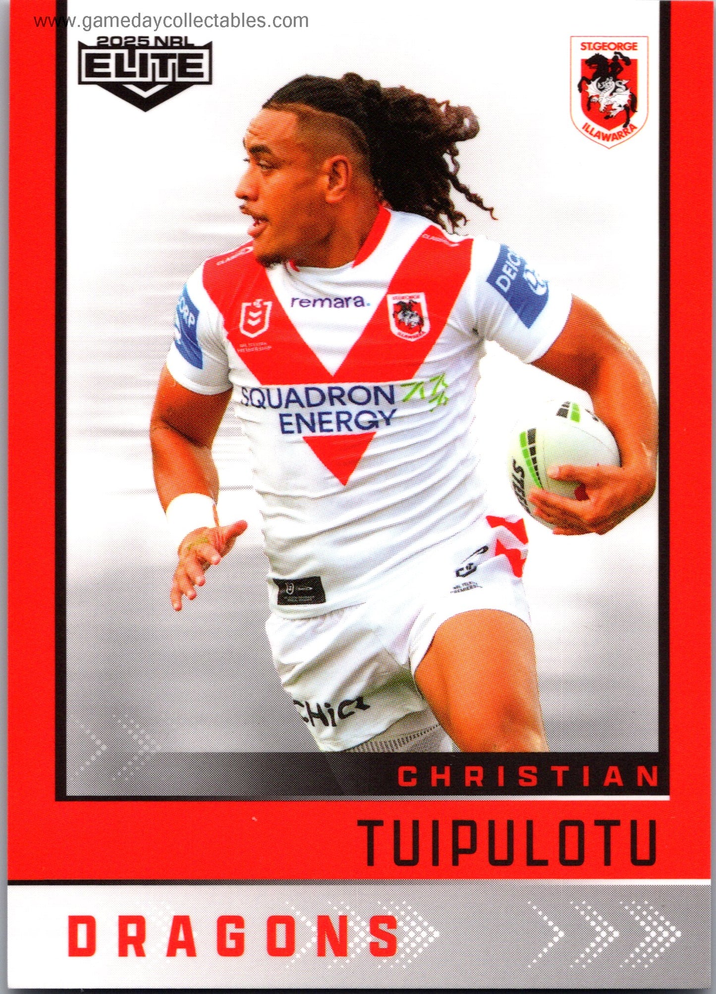 2025 NRL Elite Common - 126 Christian Tuipulotu - St George Illawarra Dragons