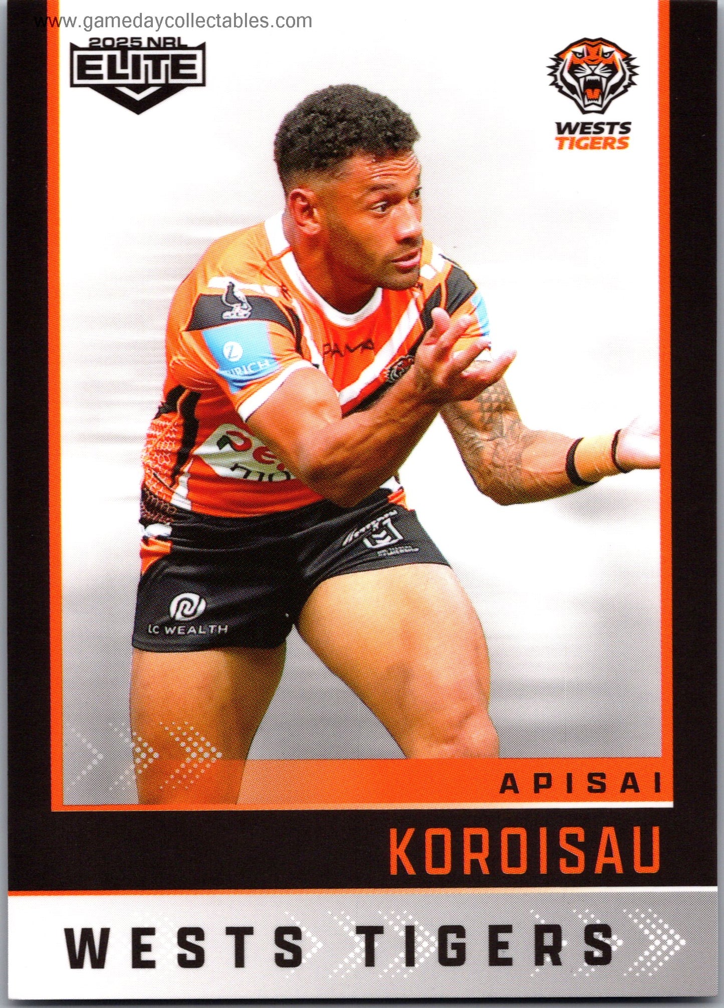 2025 NRL Elite Common - 149 Apisai Koroisau - Wests Tigers