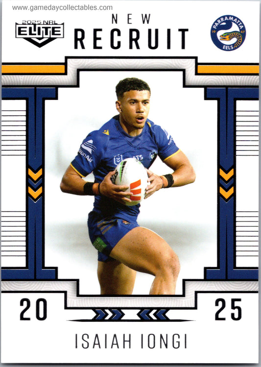 2025 NRL Elite New Recruit – NR21 Isaiah Iongi - Parramatta Eels