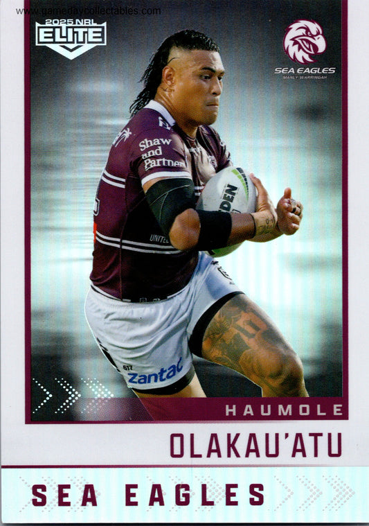 2025 NRL Elite Silver Specials – S060 Haumole Olakau'atu - Manly Warringah Sea Eagles