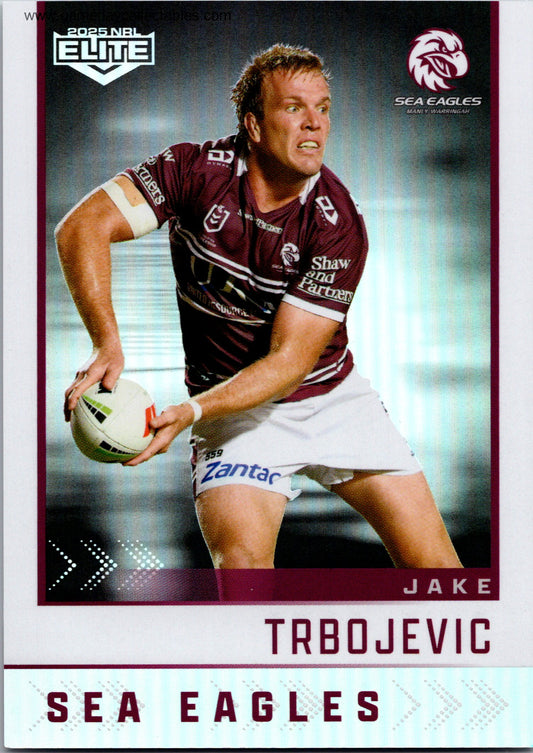2025 NRL Elite Silver Specials – S062 Jake Trbojevic - Manly Warringah Sea Eagles