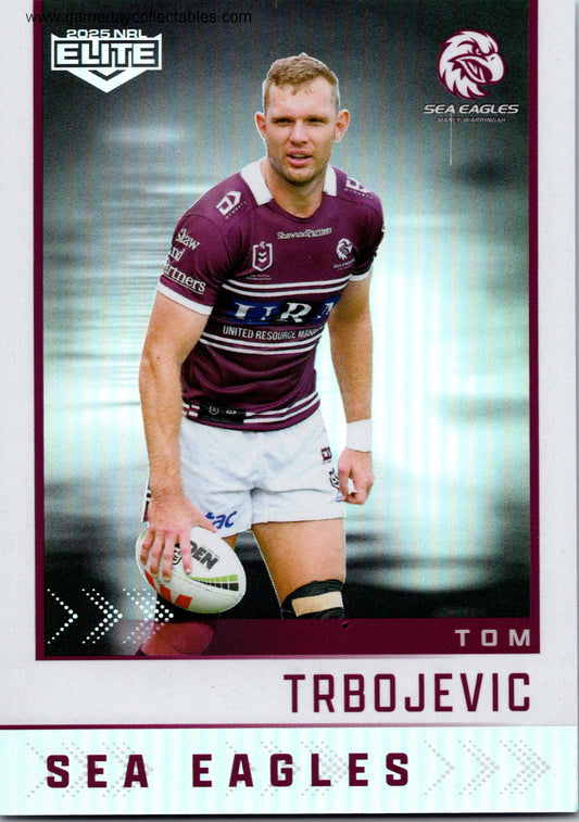 2025 NRL Elite Silver Specials – S063 Tom Trbojevic - Manly Warringah Sea Eagles