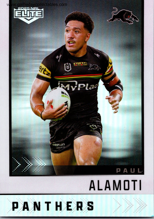 2025 NRL Elite Silver Specials – S101 Paul Alamoti - Penrith Panthers