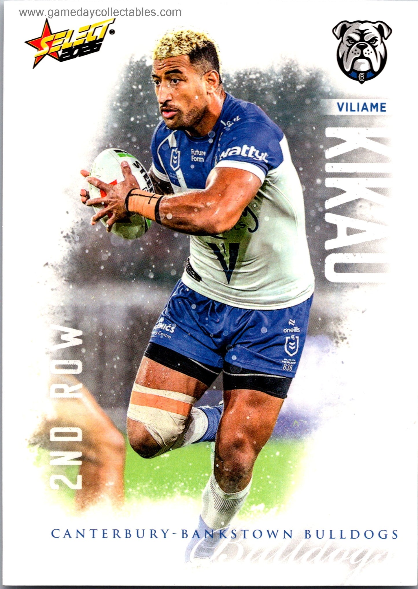 2026 NRL League Heroes Common - 032 Viliame Kikau - Canterbury Bulldogs