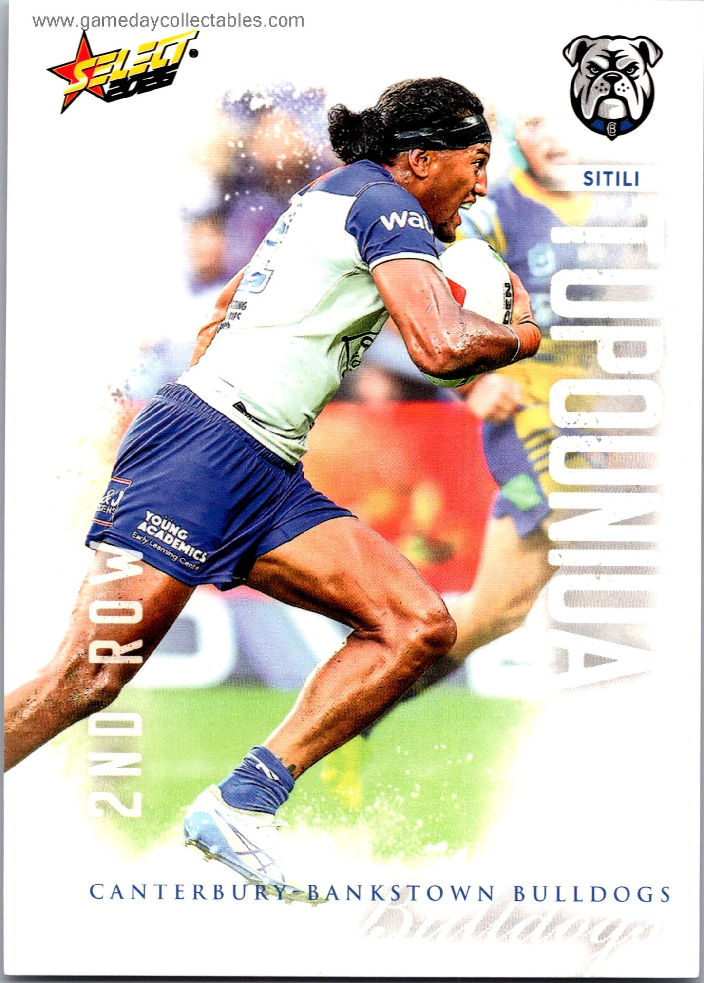 2026 NRL League Heroes Common - 039 Sitili Tupouniua - Canterbury Bulldogs