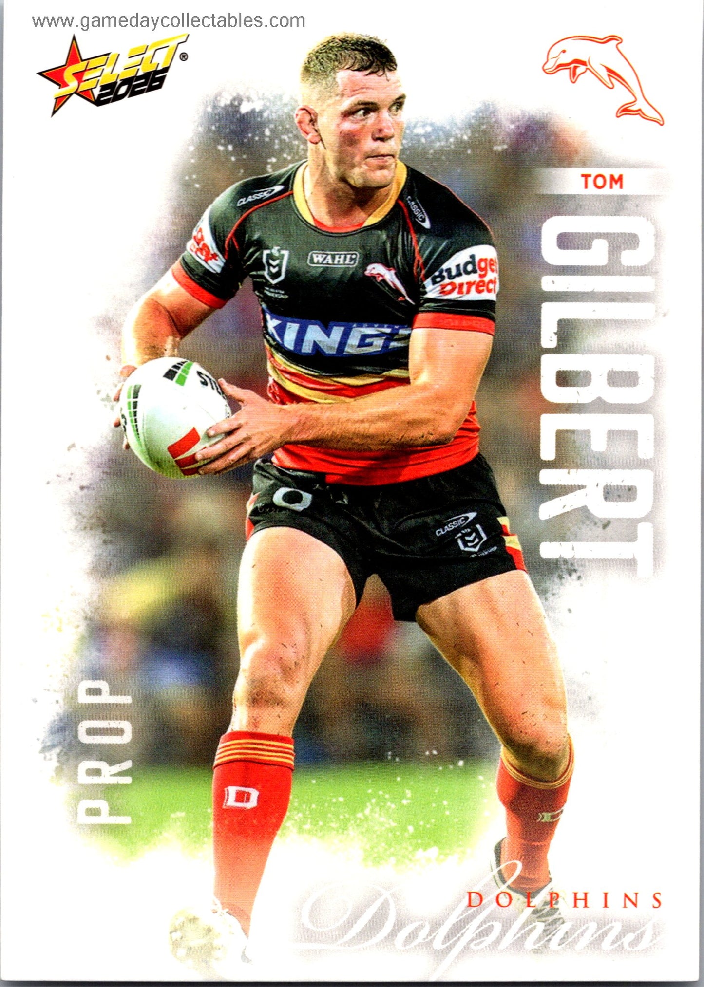 2026 NRL League Heroes Common - 057 Tom Gilbert - Dolphins