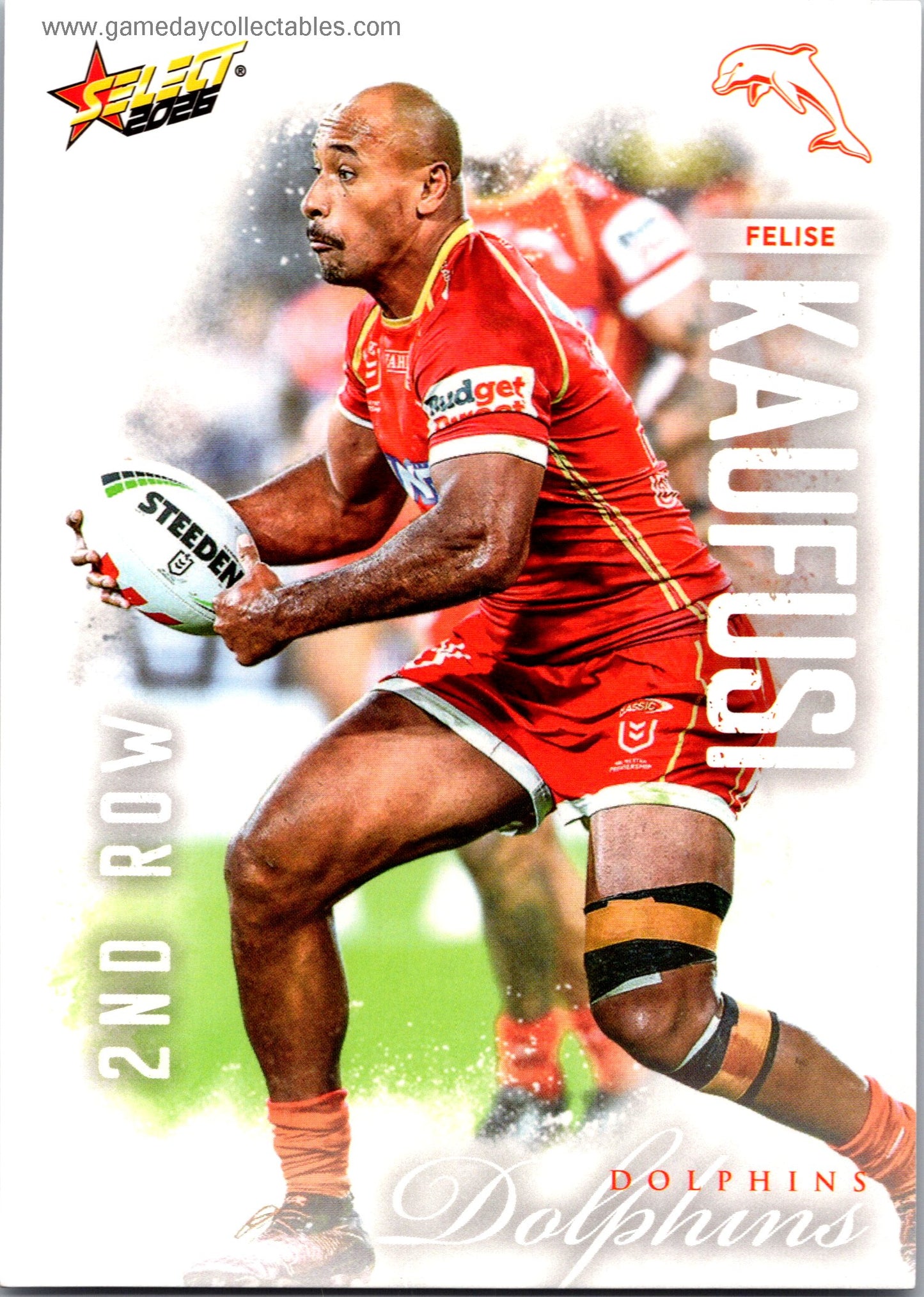 2026 NRL League Heroes Common - 060 Felise Kaufusi - Dolphins