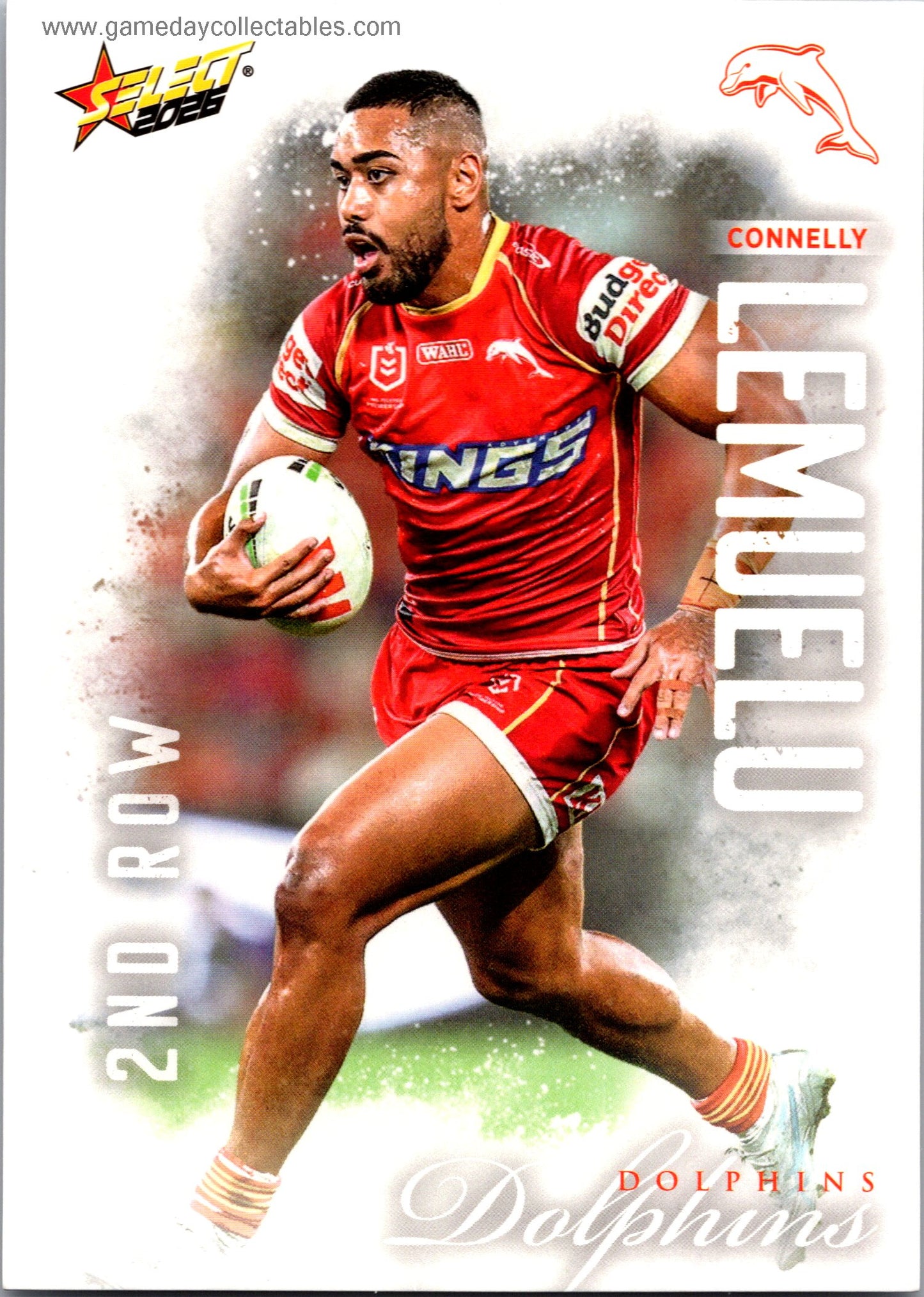 2026 NRL League Heroes Common - 061 Connelly Lemuelu - Dolphins