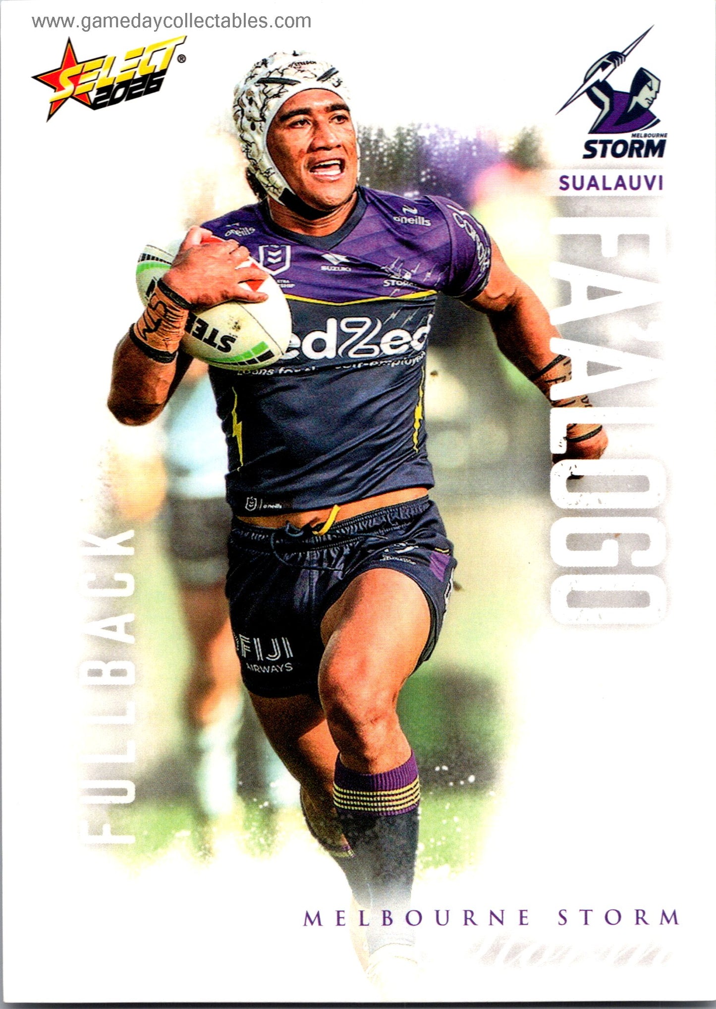 2026 NRL League Heroes Common - 095 Sualauvi Fa'alogo - Melbourne Storm
