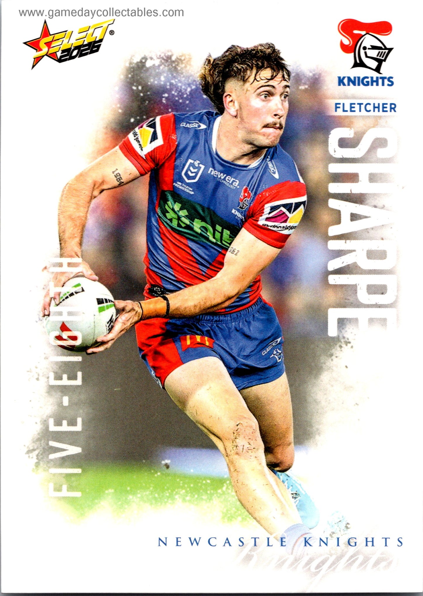 2026 NRL League Heroes Common - 116 Fletcher Sharpe - Newcastle Knights