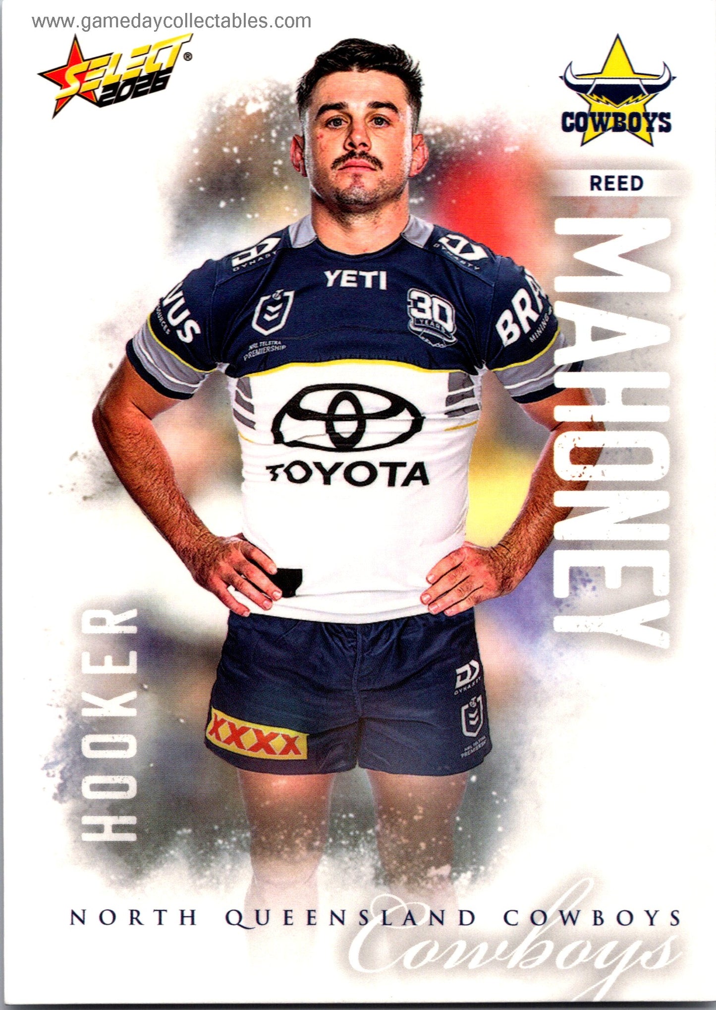 2026 NRL League Heroes Common - 126 Reed Mahoney - North Queensland Cowboys