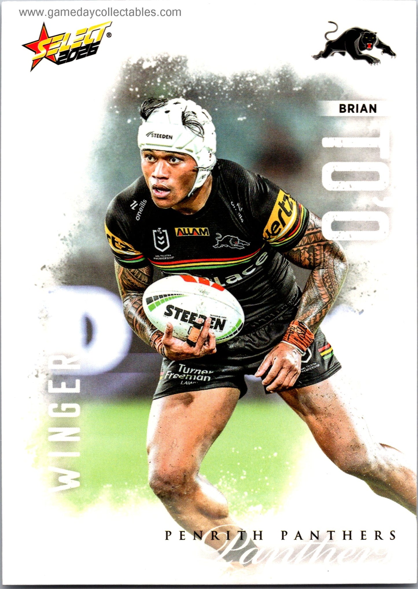 2026 NRL League Heroes Common - 155 Brian To'o - Penrith Panthers