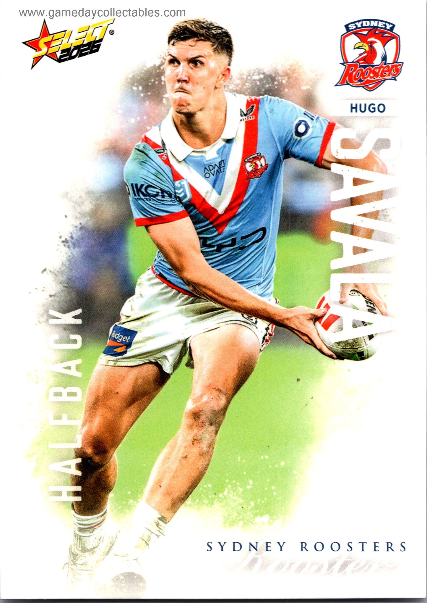 2026 NRL League Heroes Common - 188 Hugo Savala - Sydney Roosters