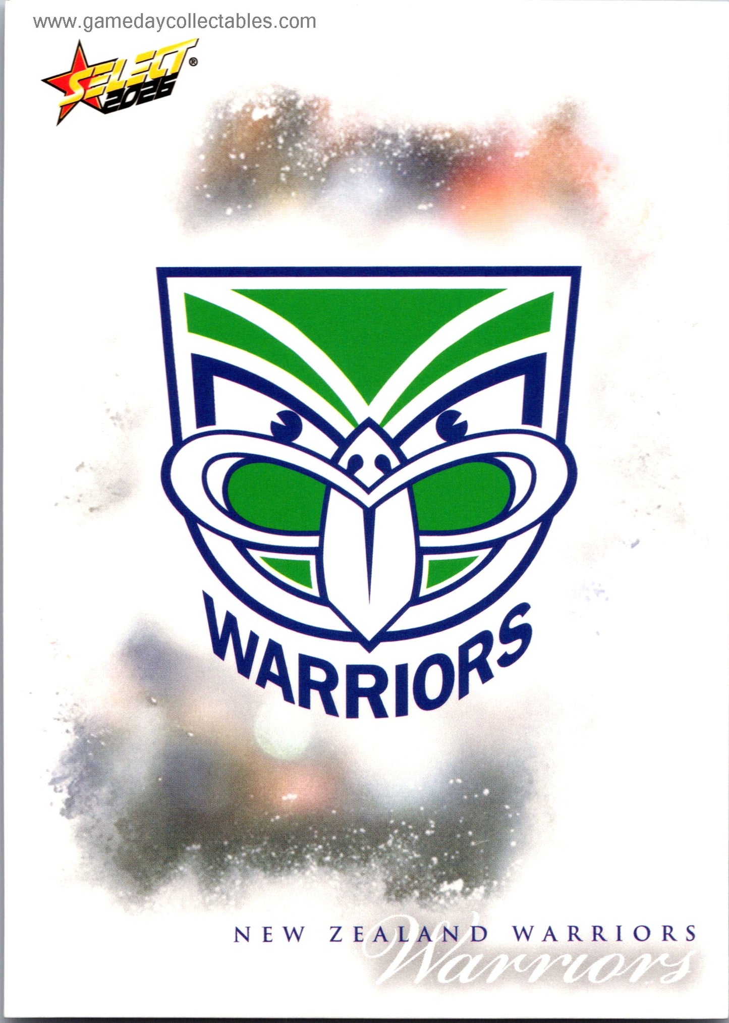 2026 NRL League Heroes Common - 196 Team Logo/Checklist - Warriors