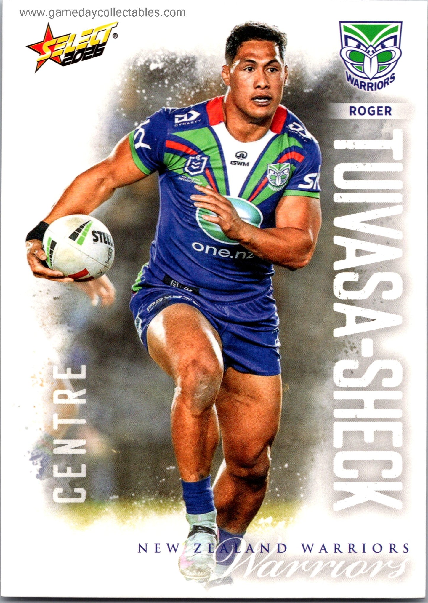 2026 NRL League Heroes Common - 208 Roger Tuivasa-Sheck - Warriors