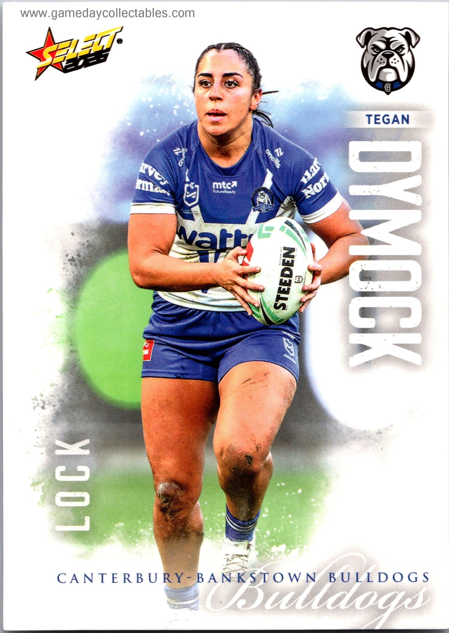 2026 NRL League Heroes Common - 230 Tegan Dymock - Canterbury Bulldogs