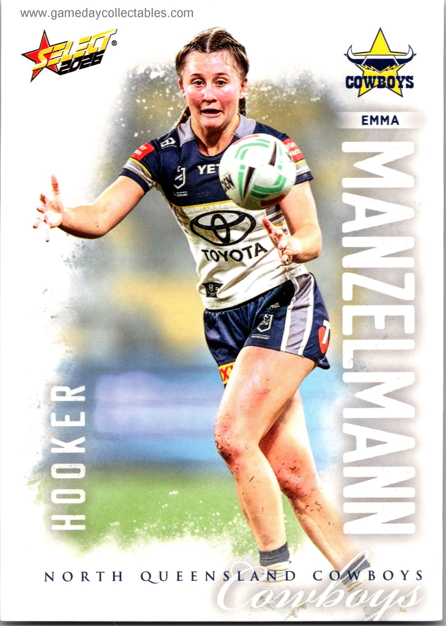 2026 NRL League Heroes Common - 248 Emma Manzelmann - North Queensland Cowboys