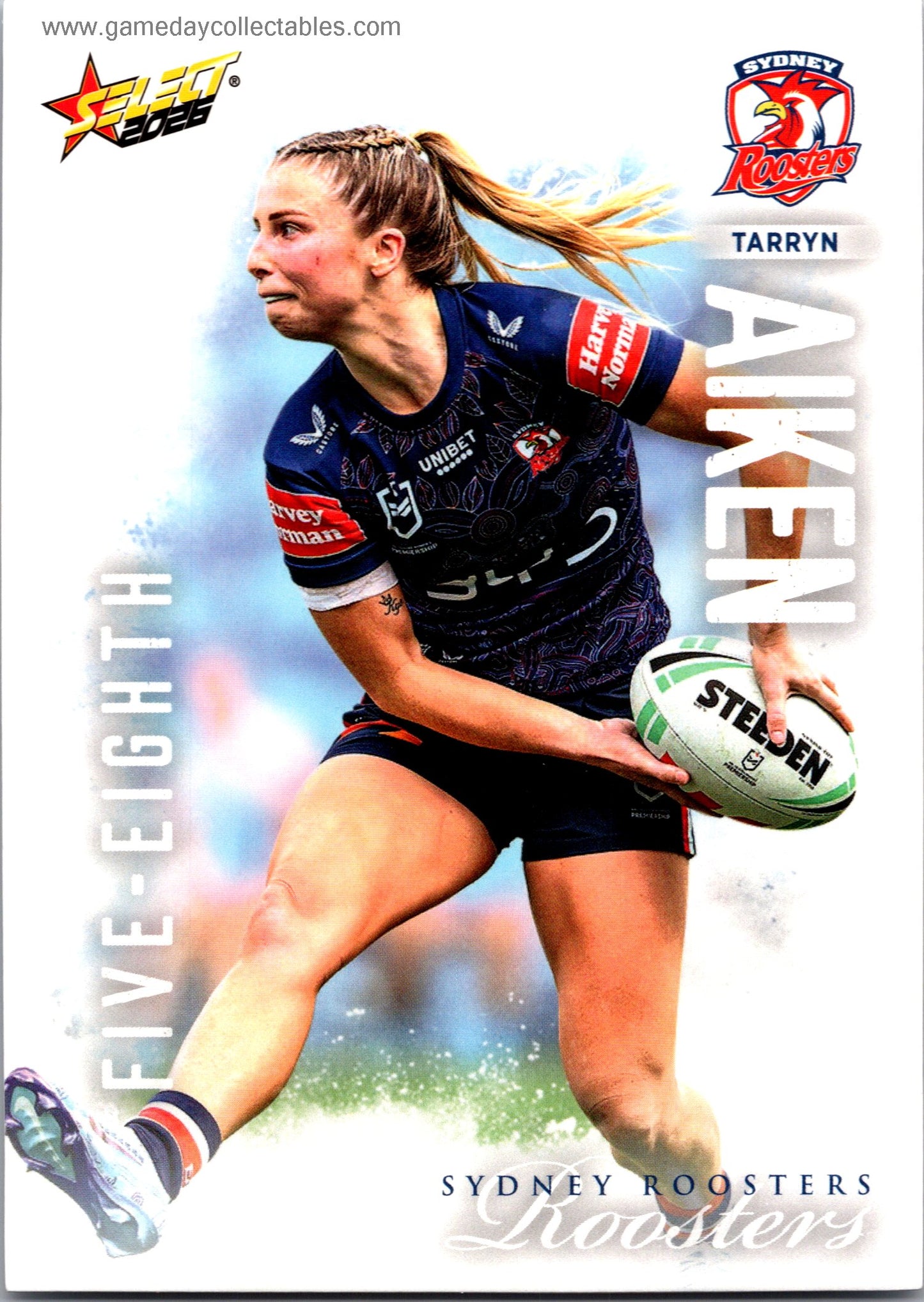 2026 NRL League Heroes Common - 258 Tarryn Aiken - Sydney Roosters