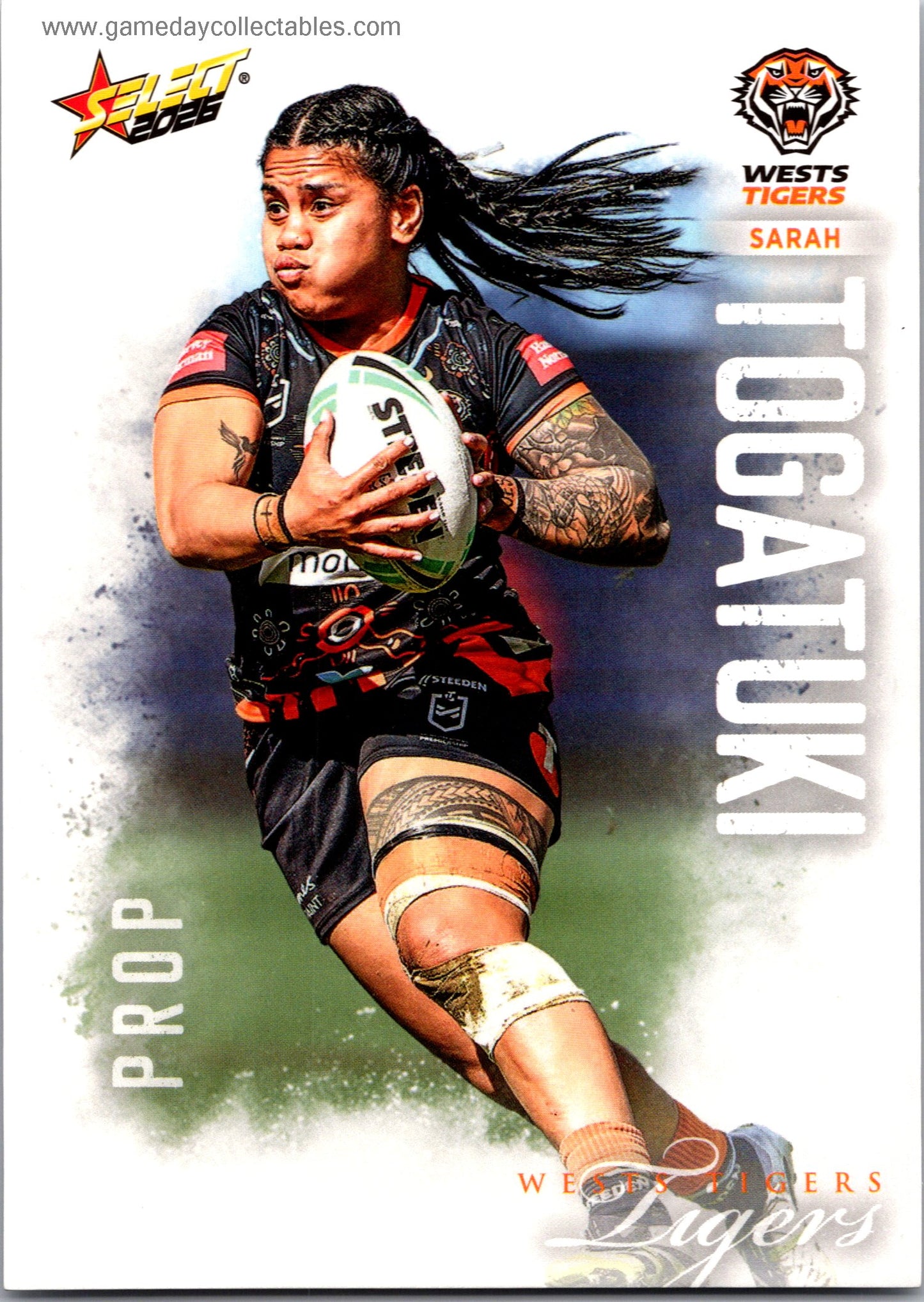 2026 NRL League Heroes Common - 269 Sarah Togatuki - Wests Tigers
