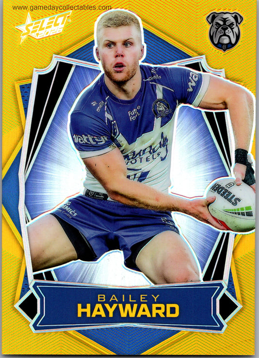 2026 NRL League Heroes Luminous Gold Back - L028 Bailey Hayward - Canterbury Bulldogs