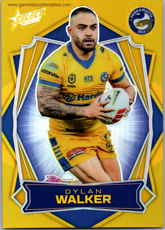 2026 NRL League Heroes Luminous Gold Back - L131 Dylan Walker - Parramatta Eels