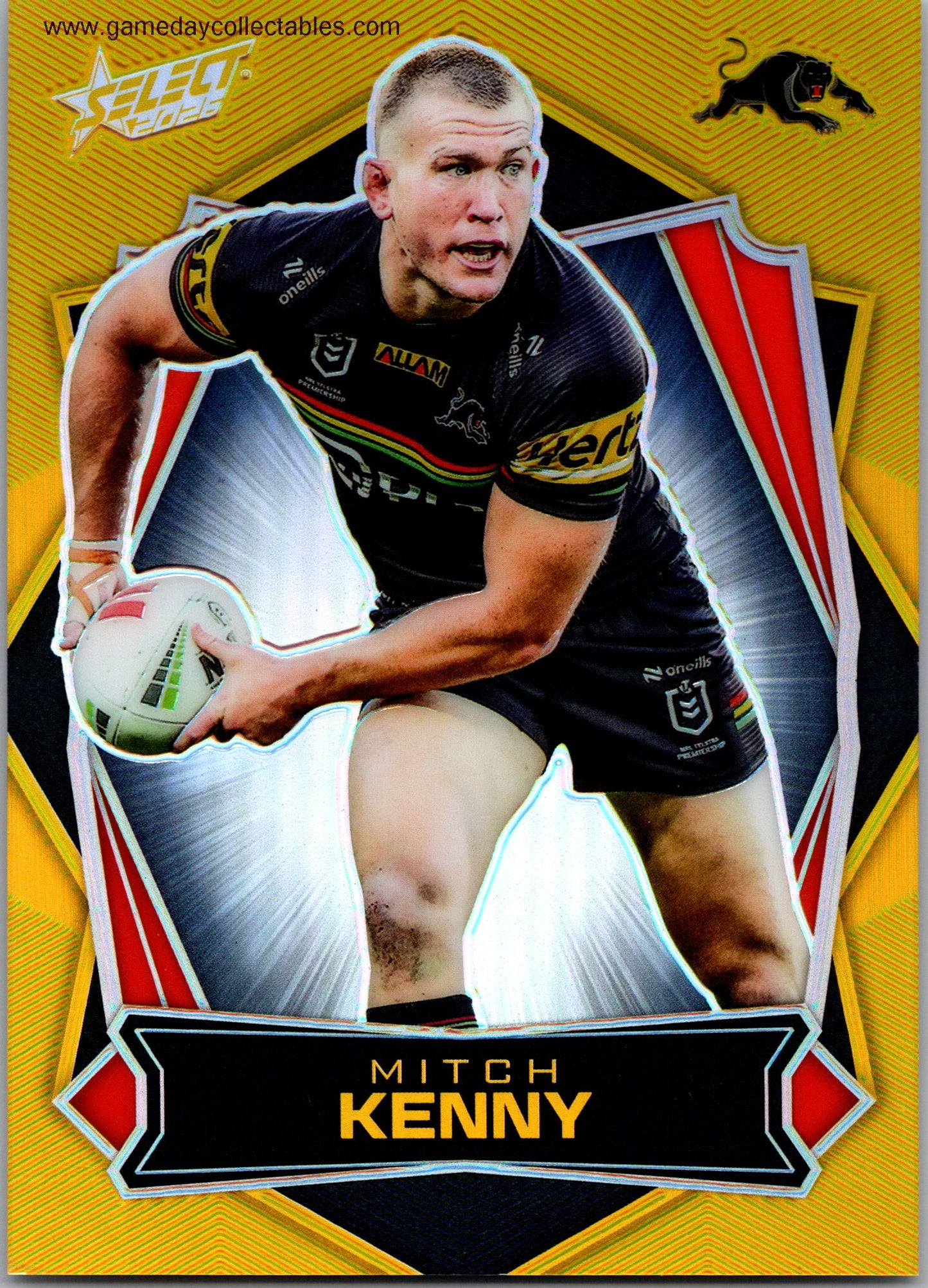 2026 NRL League Heroes Luminous Gold Back - L135 Mitch Kenny - Penrith Panthers