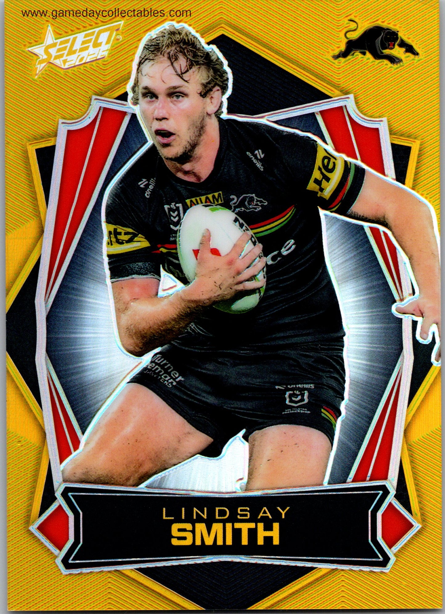 2026 NRL League Heroes Luminous Gold Back - L140 Lindsay Smith - Penrith Panthers