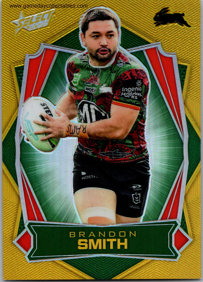 2026 NRL League Heroes Luminous Gold Back - L155 Brandon Smith - South Sydney Rabbitohs