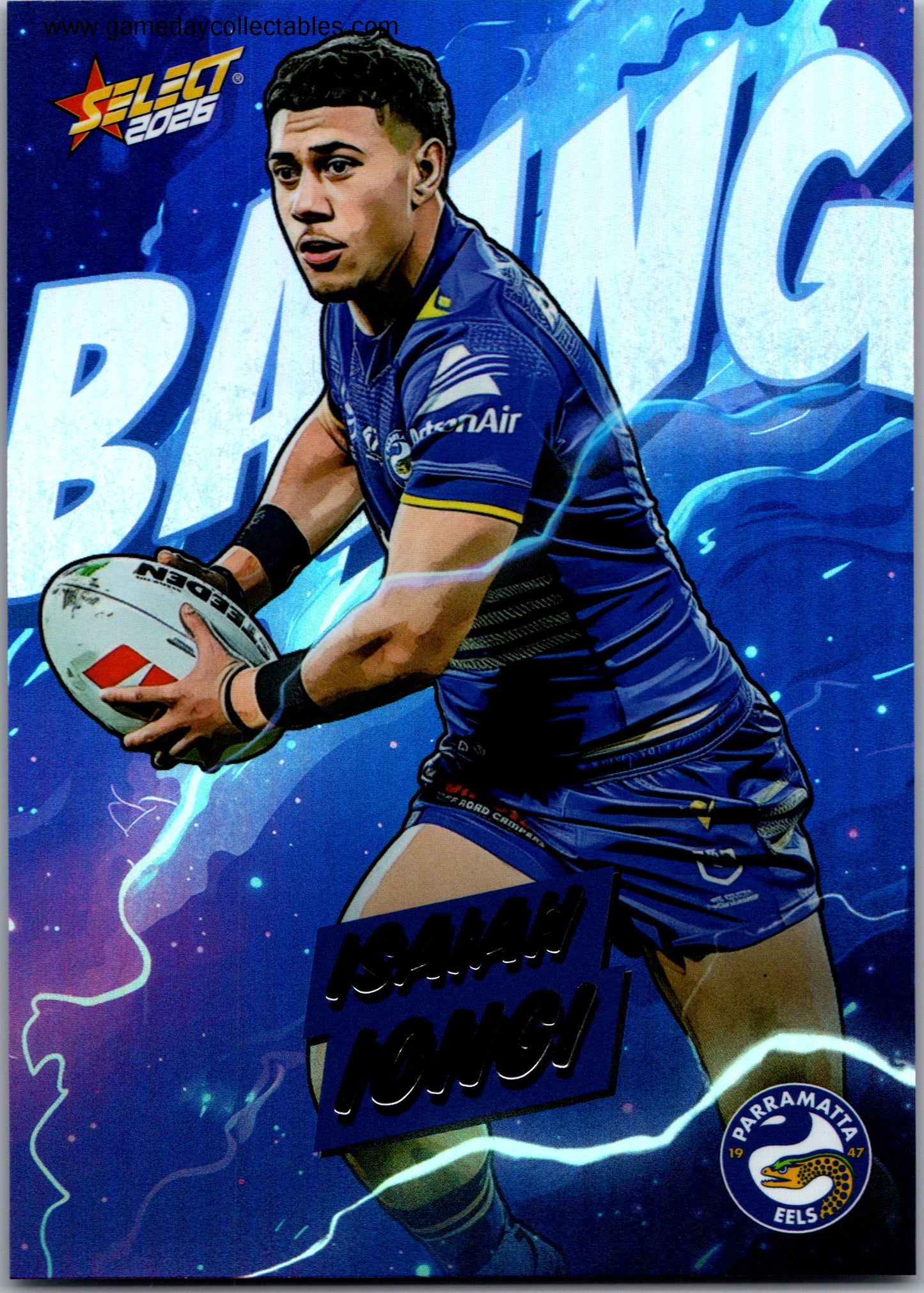 2026 NRL League Heroes Bang - B061 Isaiah Iongi - Parramatta Eels