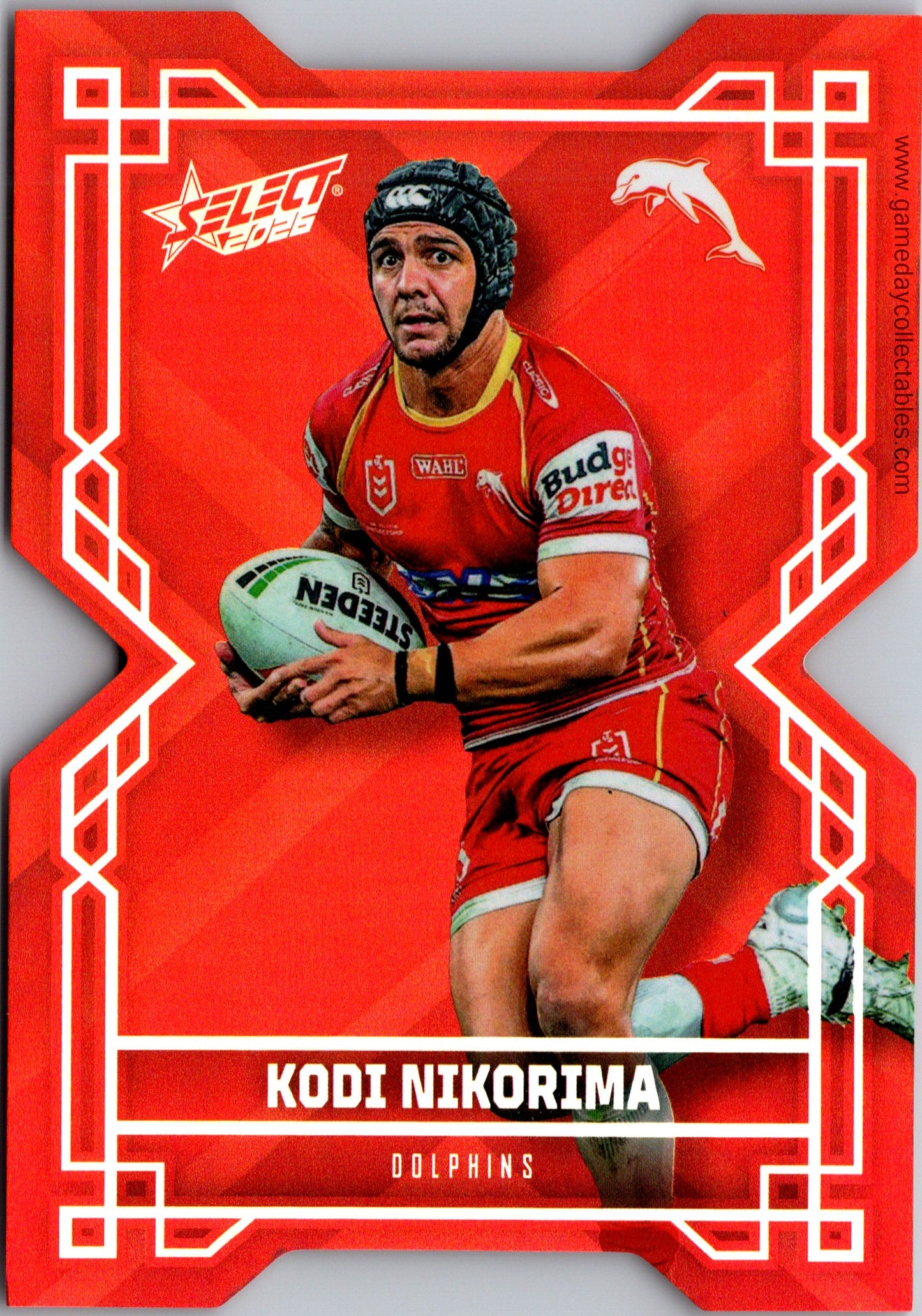 2026 NRL League Heroes Colour Diecut - CD62 Kodi Nikorima - Dolphins