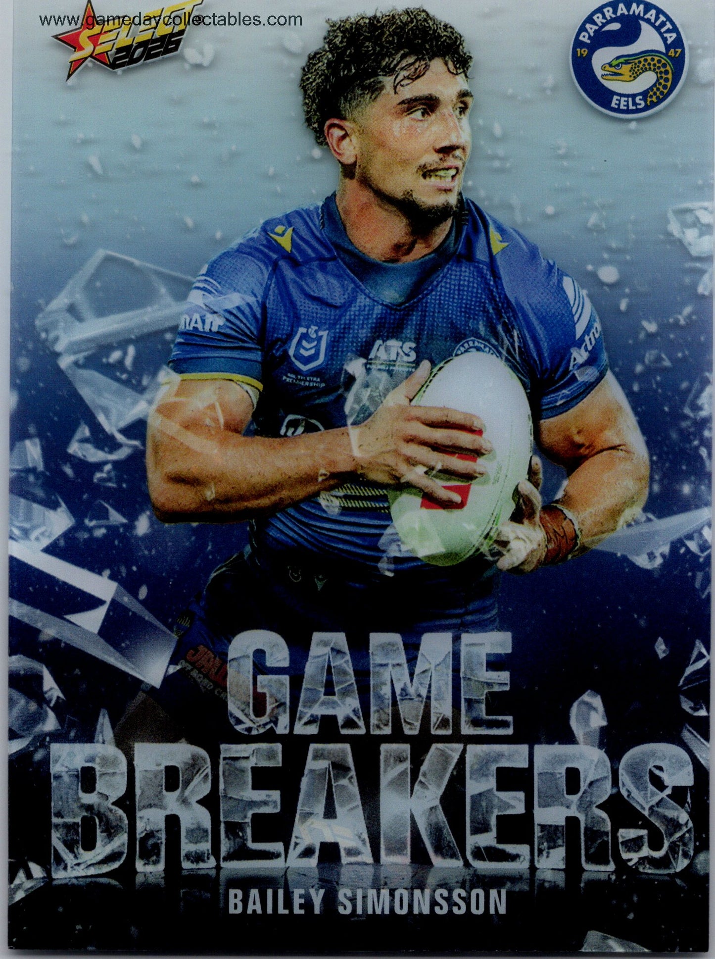2026 NRL League Heroes Game Breakers - GB88 Bailey Simonsson - Parramatta Eels
