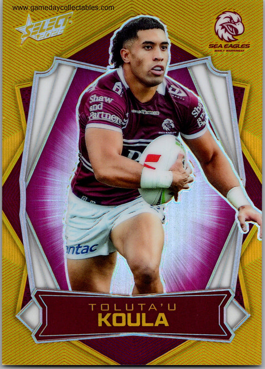 2026 NRL League Heroes Luminous - L078 Toluta'u Koula - Manly Warringah Sea Eagles