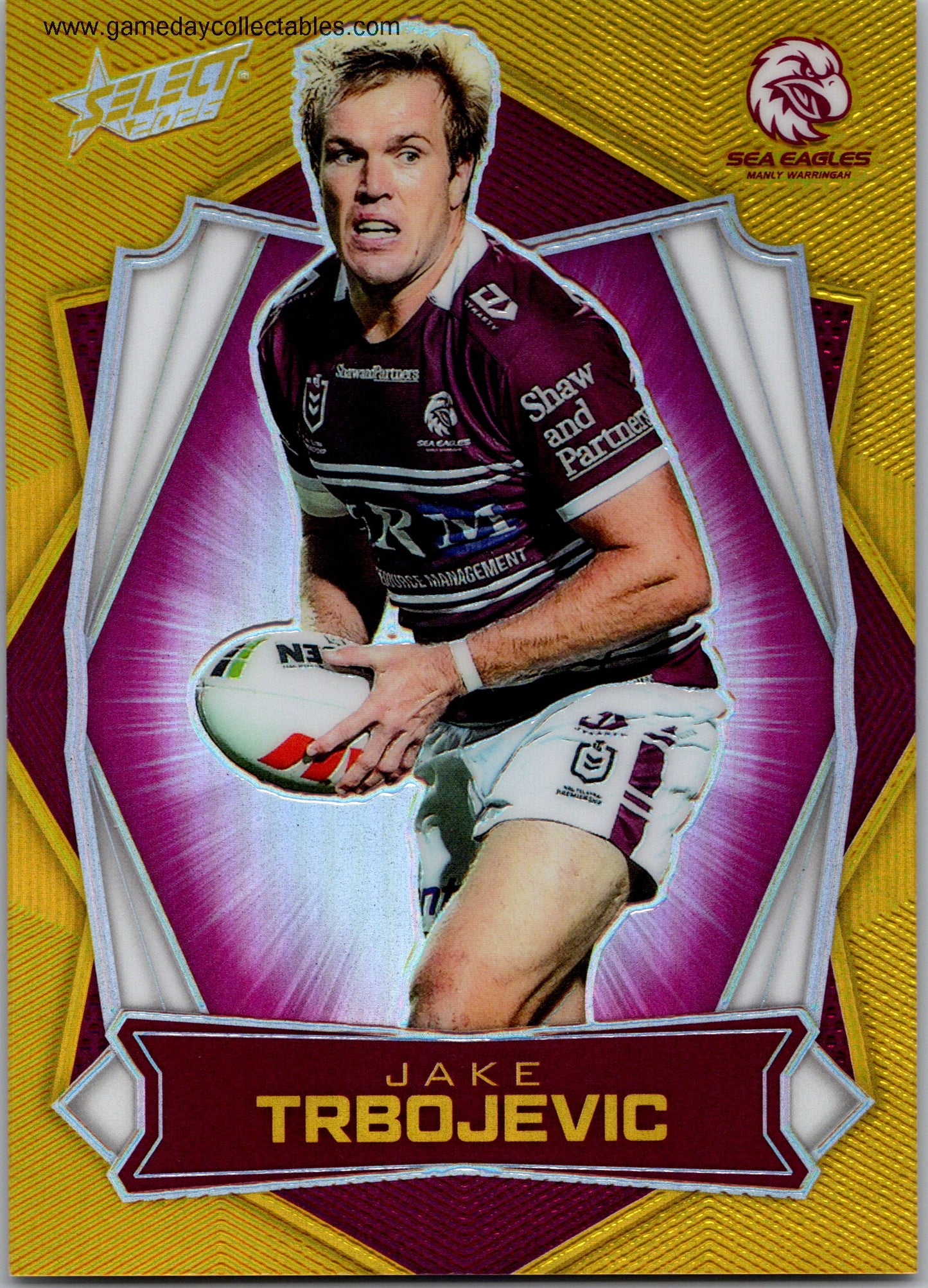 2026 NRL League Heroes Luminous - L083 Jake Trbojevic - Manly Warringah Sea Eagles