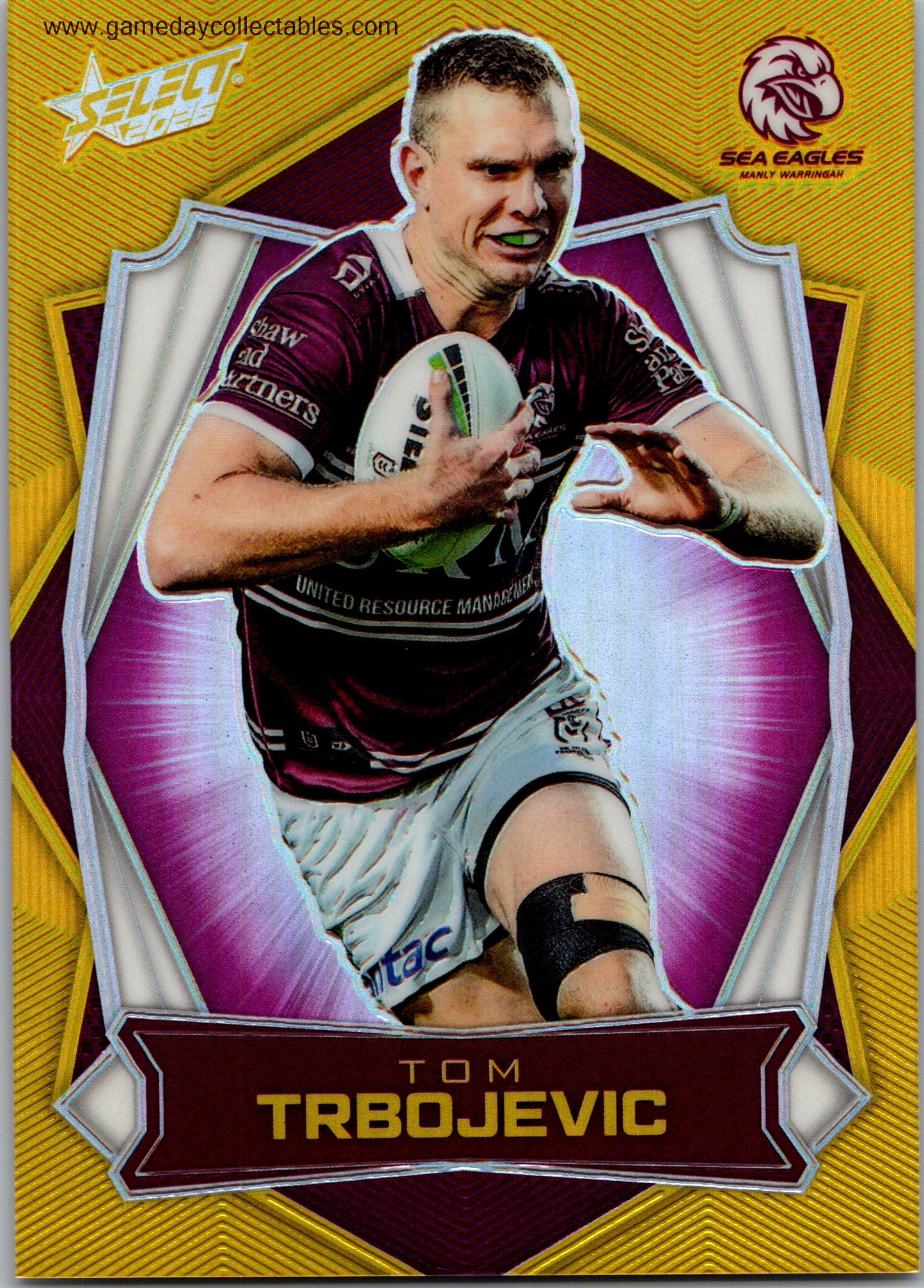 2026 NRL League Heroes Luminous - L084 Tom Trbojevic - Manly Warringah Sea Eagles