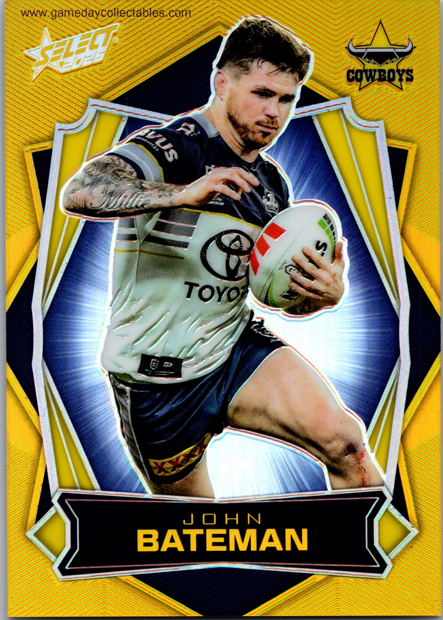 2026 NRL League Heroes Luminous - L109 John Bateman - North Queensland Cowboys