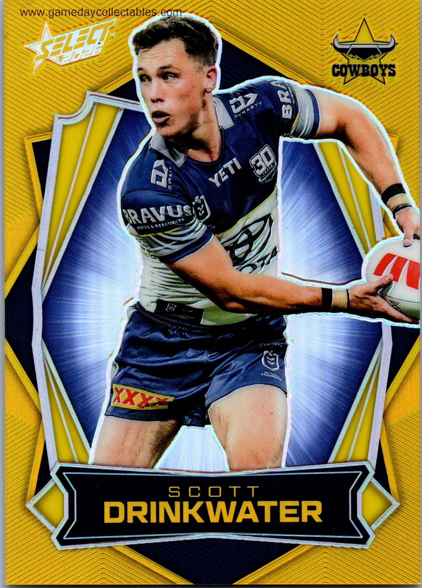 2026 NRL League Heroes Luminous - L102 Scott Drinkwater - North Queensland Cowboys