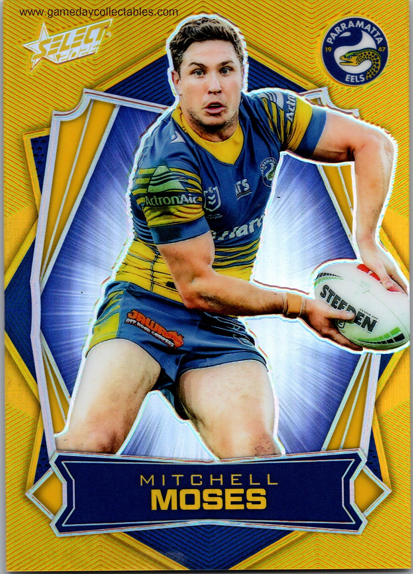 2026 NRL League Heroes Luminous - L126 Mitchell Moses - Parramatta Eels
