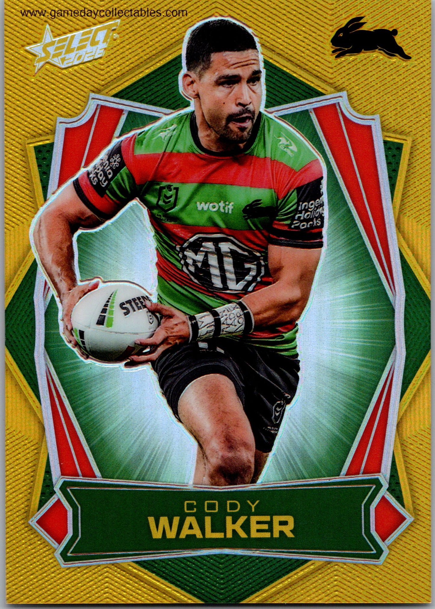 2026 NRL League Heroes Luminous - L153 Cody Walker - South Sydney Rabbitohs