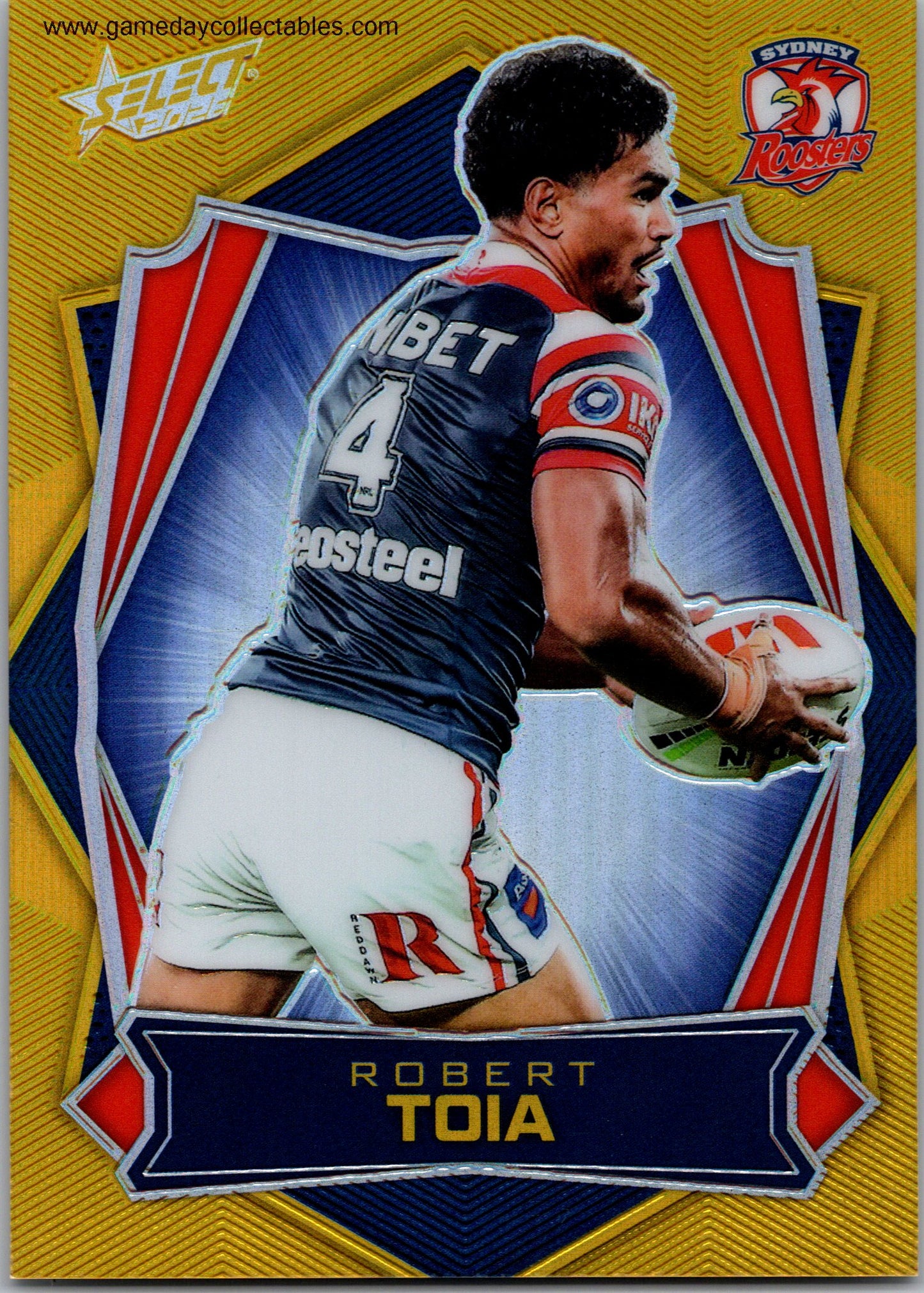 2026 NRL League Heroes Luminous - L176 Robert Toia - Sydney Roosters