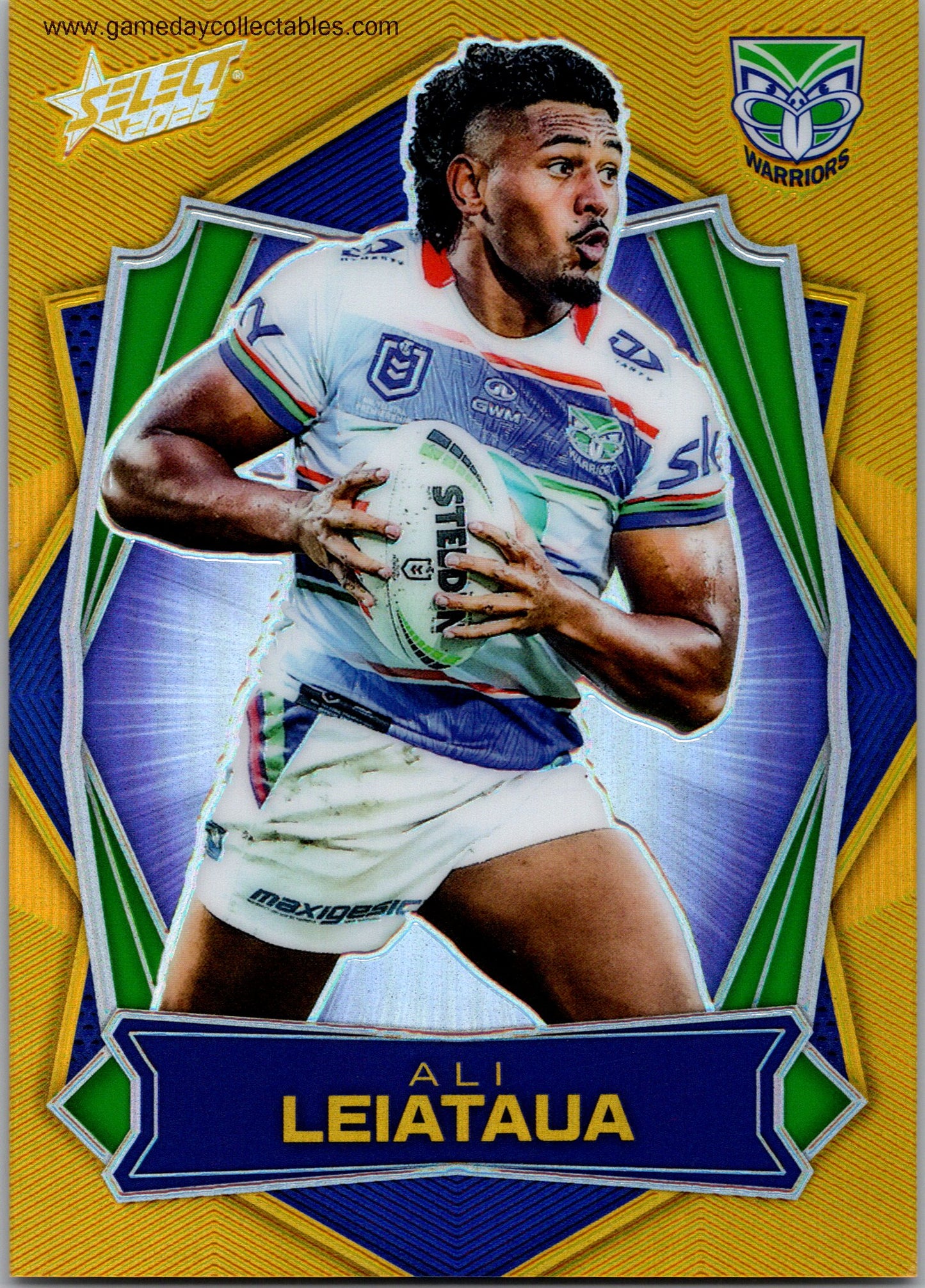 2026 NRL League Heroes Luminous - L187 Ali Leiataua - Warriors