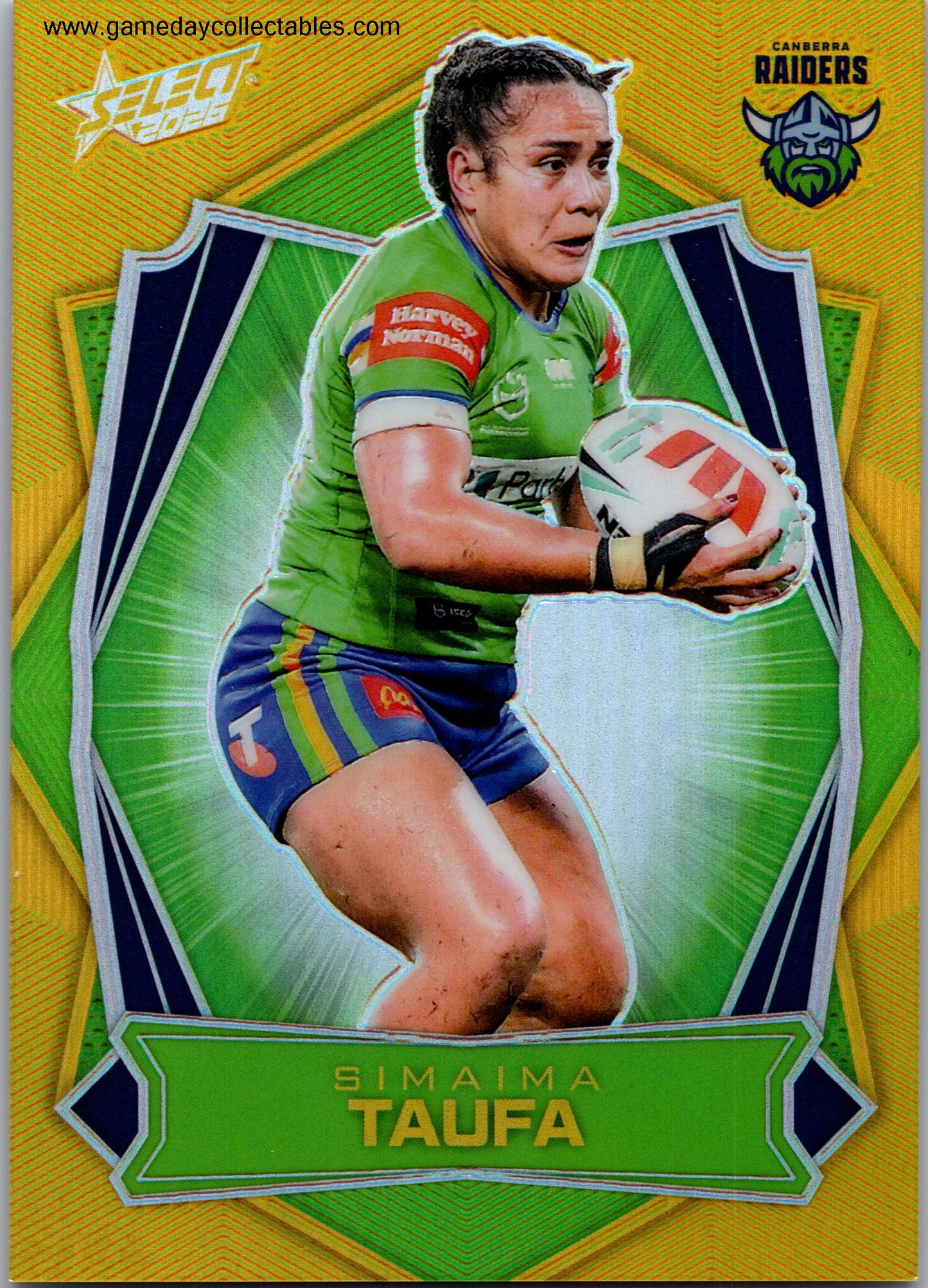 2026 NRL League Heroes Luminous - L207 Simaima Taufa - Canberra Raiders