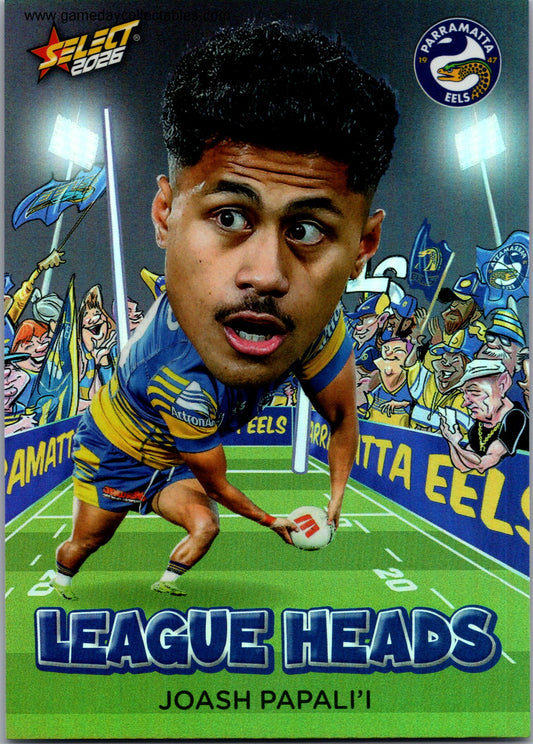2026 NRL League Heroes League Heads - LH84 Joash Papali'i - Parramatta Eels