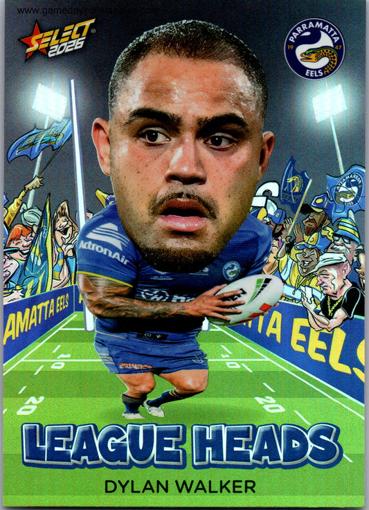 2026 NRL League Heroes League Heads - LH87 Dylan Walker - Parramatta Eels