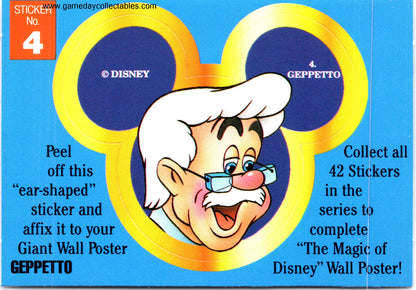 The Magic of Disney - Vintage Disney Ears Sticker Set (1992)