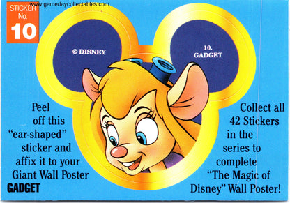 The Magic of Disney - Vintage Disney Ears Sticker Set (1992)
