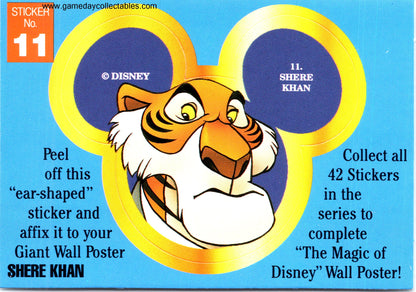 The Magic of Disney - Vintage Disney Ears Sticker Set (1992)