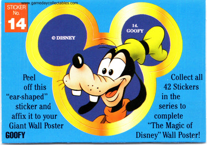 The Magic of Disney - Vintage Disney Ears Sticker Set (1992)